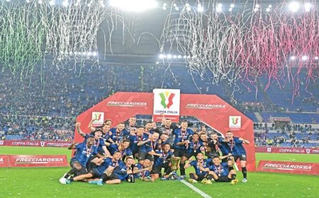 إنتر ميلان يحصد لقب كأس إيطاليا بفوز مثير على لاتسيو بهدفين