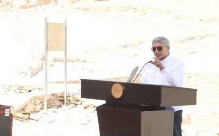 وزير السياحة يفتتح مقبرتي أمنحتب رابويا وابنه ساموت في البر الغربي بالأقصر صور وتفاصيل مذهلة
