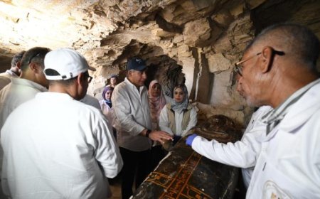 وزير السياحة يتفقد الحفائر الأثرية في منطقة ذراع أبو النجا بالأقصر ويكشف عن اكتشافات جديدة بالصور