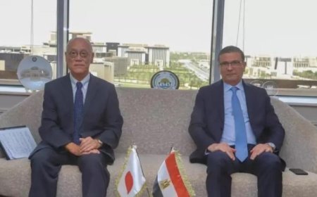 وزير الزراعة يناقش مع سفير اليابان في القاهرة سبل تعزيز صادرات المنتجات الزراعية بين مصر واليابان