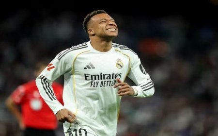 شعارات استهجان ضد مبابي خلال انتصار ريال مدريد على أوبييدو 2- صفر