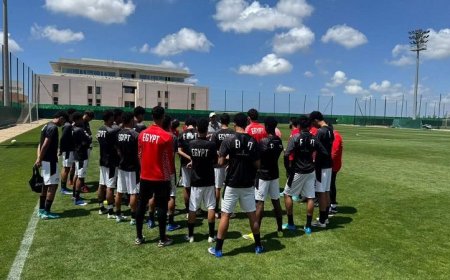 منتخب الناشئين ي完لم استعداداته لمباراة تونس في كأس أمم أفريقيا