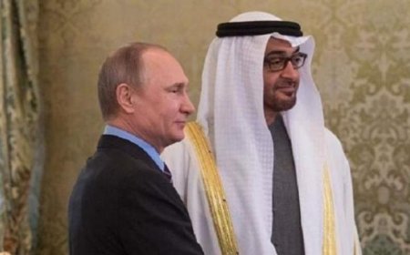 رئيسا الإمارات وروسيا يناقشان سبل تعزيز الشراكة الإستراتيجية بين الدولتين