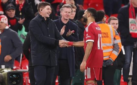 جيرارد ينتقد سلوت بعد تصريحات محمد صلاح القوية في ليفربول