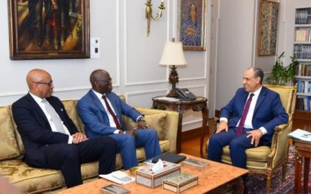 وزير الخارجية يعقد مباحثات مثمرة حول التعاون مع نائبي رئيس البنك الدولي ومؤسسة التمويل الدولية