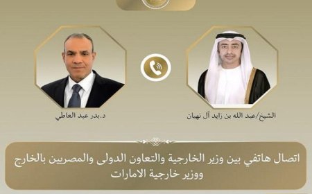 وزير الخارجية يناقش مع نظيره الإماراتي عبر الهاتف استراتيجيات خفض التوترات في المنطقة