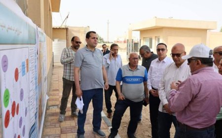 نائب وزيرة الإسكان يشرف على مشاريع مياه الشرب والصرف الصحي في المنيا