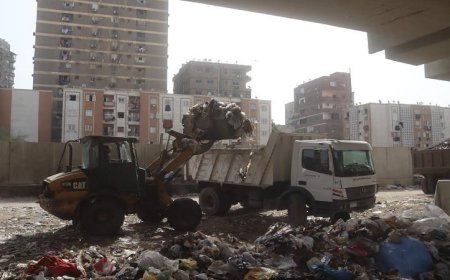 الجيزة تتخلص من 1140 طن من المخلفات وتنجح في القضاء على بؤرتين فساد في ترعة الزمر والمنيب