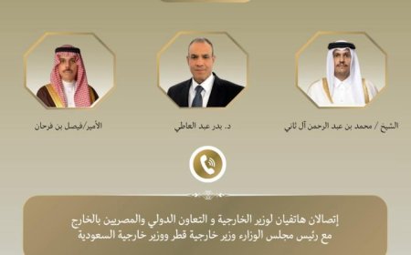 وزير الخارجية يناقش التطورات الإقليمية مع وزيري خارجية السعودية وقطر