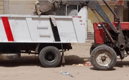 رفع 520 طن من المخلفات ومعالجة 10 بؤر قمامة في الغربية