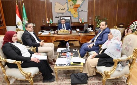 محافظ المنوفية يستعرض تحسين الخدمات الصحية ويبحث استغلال مستشفيات التكامل