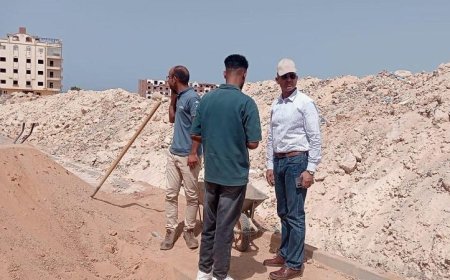 رئيس مياه البحر الأحمر يراقب تقدم مشروع توصيل المياه للمناطق المرتفعة