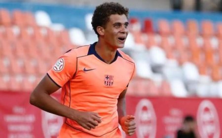الاتحاد الإسباني يثني على أداء حمزة عبد الكريم المذهل مع شباب برشلونة