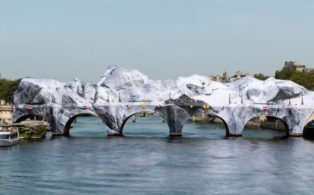 فنان فرنسي يبدع في تحويل أقدم جسور باريس على نهر السين إلى تجربة فنية مبهرة