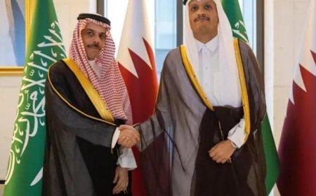 وزير الخارجية السعودي يتبادل الآراء مع نظيره القطري حول تعزيز الأمن والاستقرار الإقليمي