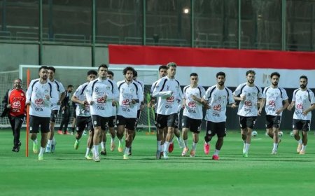 منتخب مصر يواصل تدريباته في مركز المنتخبات الوطنية استعدادا لبطولة كأس العالم