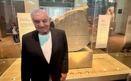 زاهي حواس يدعو العالم لاسترداد الحجر ويطمح لجمع مليون توقيع