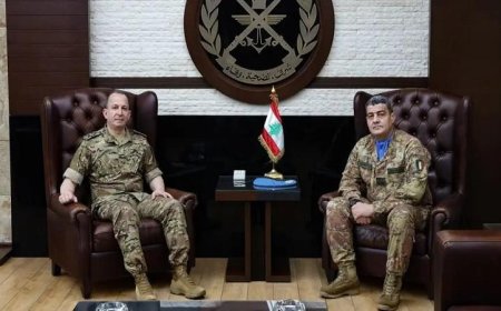 قائد الجيش اللبناني يناقش مع قائد اليونيفيل آخر تطورات الأوضاع في لبنان