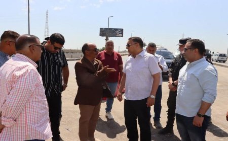 محافظ القليوبية يطلق تطوير طريق بنها الزراعي بعد انتهاء أعمال الصيانة