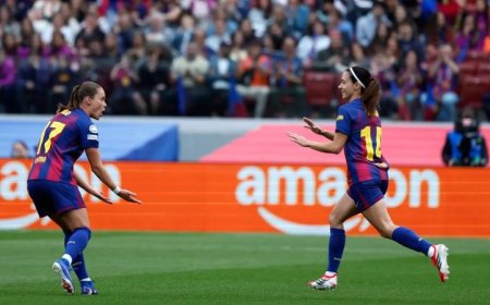 سيدات برشلونة يتألقن في النهائي ويحققن لقب دوري أبطال أوروبا على حساب ليون