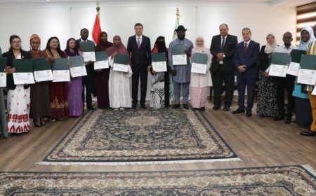 وزير الزراعة يكرم 18 مبعوثا من 11 دولة أفريقية وآسيوية بشهادات التخرج