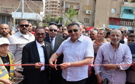 محافظ القليوبية يفتتح معرض الخضار واللحوم المتميز في القناطر الخيرية