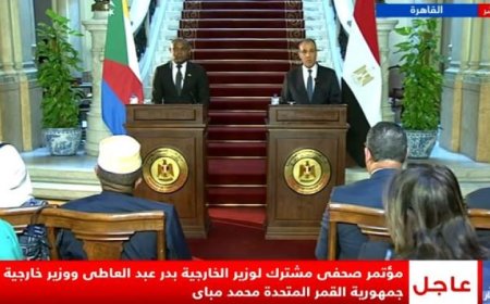 عبد العاطي يبرز أهمية تعزيز التعاون الاقتصادي والتعليمي مع جزر القمر