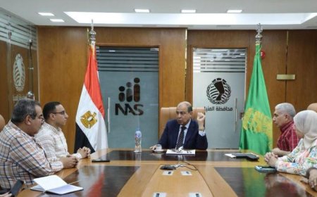 محافظ المنيا يرفع حالة الاستعداد القصوى لمكافحة التعديات على الأراضي والبناء المخالف