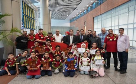 استقبال حافل لبعثة منتخب الشطرنج بعد التأهل المميز إلى بطولة العالم