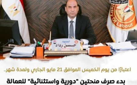 وزارة العمل تعلن عن بدء صرف منح دورية واستثنائية للعمالة غير المنتظمة