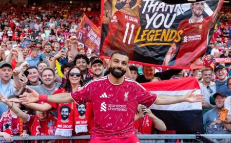 صلاح يتصدر قائمة أفضل صانعي الأهداف في تاريخ ليفربول في الدوري الإنجليزي