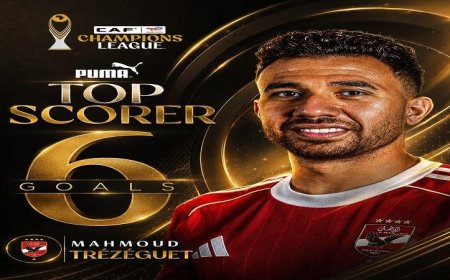 تريزيجيه يحقق لقب هداف دوري أبطال أفريقيا بتسجيله 6 أهداف