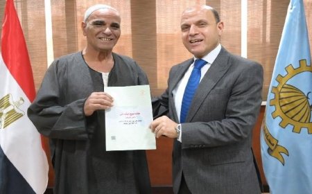 محافظ الغربية يوزع 25 عقد تقنين أراضي أملاك الدولة على المستفيدين