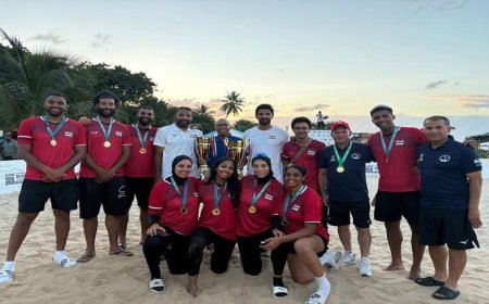 منتخب مصر يحقق بطولة تصفيات أفريقيا للطائرة الشاطئية وينتزع اللقب