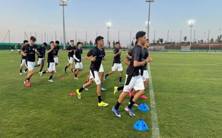 منتخب الناشئين يعود إلى التدريبات المكثفة قبل نصف نهائي البطولة