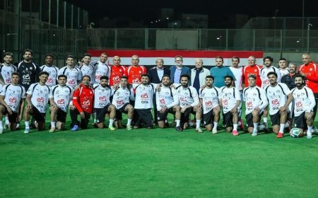 السفير الكندي يشهد تدريبات منتخب مصر في مركز المنتخبات