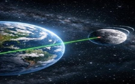 القمر يبتعد عن الأرض بمعدل 3.8 سنتيمتر سنوياً دراسات جديدة تكشف أسرار الفضاء