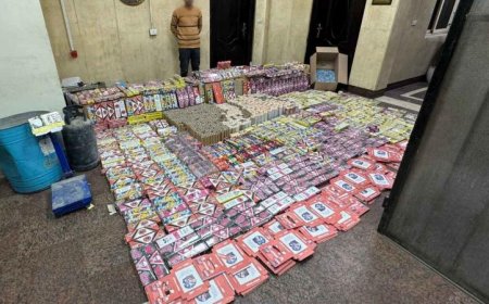 القاهرة تضبط 4 أفراد بحوزتهم 3 ملايين قطعة ألعاب نارية للتجارة غير القانونية