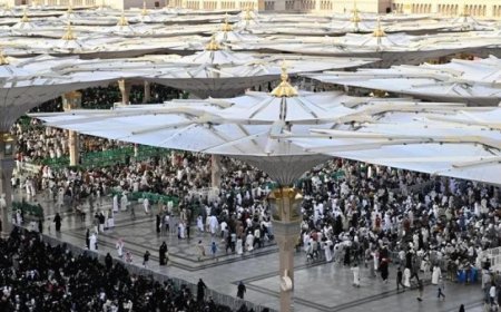 المسجد النبوي يرحب بالزوار والمصلين في يوم عرفة مع تقديم خدمات متكاملة للمقيمين والزائرين