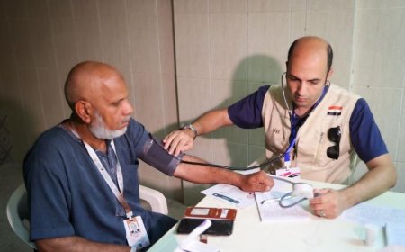عيادات بعثة الحج المصرية توفر أكثر من 22360 خدمة طبية للحجاج في الأراضي المقدسة