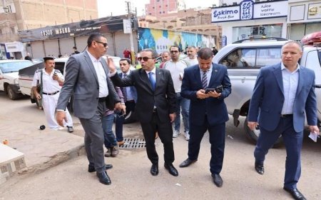 محافظ المنوفية يقوم بجولة تفقدية لمساكن سوق الأحد في مدينة منوف