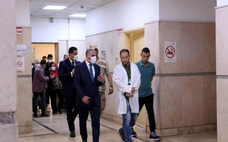محافظ الإسماعيلية يقوم بجولة تفقدية لمستشفى حميات الإسماعيلية في حي أول