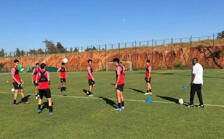 منتخب الناشئين يكمل تحضيراته المثيرة لمواجهة تنزانيا في نصف النهائي