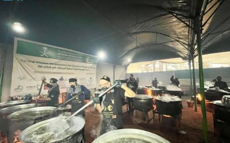 مركز الملك سلمان للإغاثة يقدم 25000 وجبة غذائية عاجلة لقطاع غزة