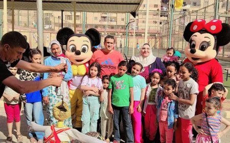 قصور الثقافة تنظم احتفالات مبهجة بعيد الأضحى للأطفال في منطقة المحروسة