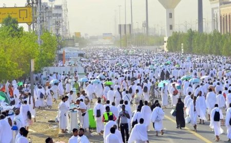 المدينة المنورة تستقبل الحجاج المتعجلين القادمين من مكة بترحيب حار
