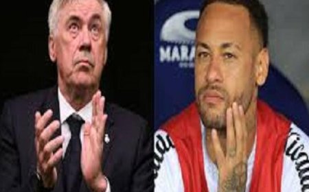 أنشيلوتي يكشف عن مصير نيمار ويعلن تشكيل البرازيل لمباراة ودية ضد بنما