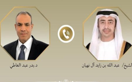 وزير الخارجية يناقش مع نظيره الإماراتي مستجدات المفاوضات بين واشنطن وطهران