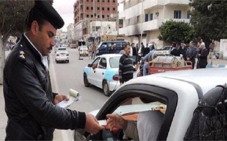 تحرير 732 مخالفة بسبب عدم تركيب الملصق الإلكتروني خلال 24 ساعة