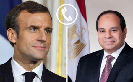 الرئيس السيسي يعبر لماكرون عن أهمية الشراكة الاستراتيجية بين مصر وفرنسا